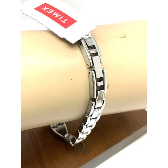 Timex Women's Watch TW2T49400 Quartz Silver Dial Stainless Steel 26mm - Picture 10 of 14